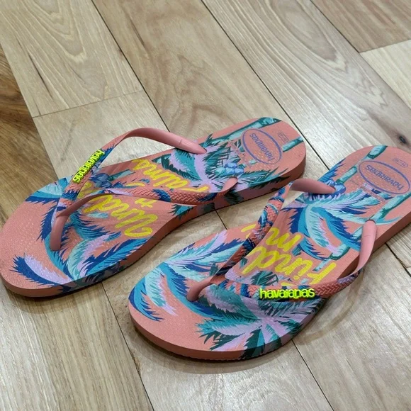 HAVAIANAS - Tropical FlipFlop Womens 9 T7 - Picture 3 of 6